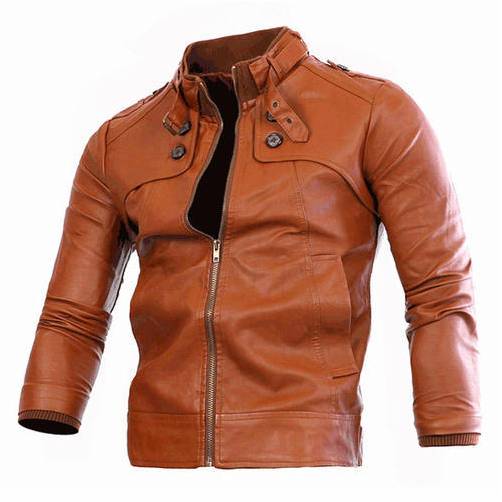Moto-Racer Leather Jacket for Men - Handicraft Villa