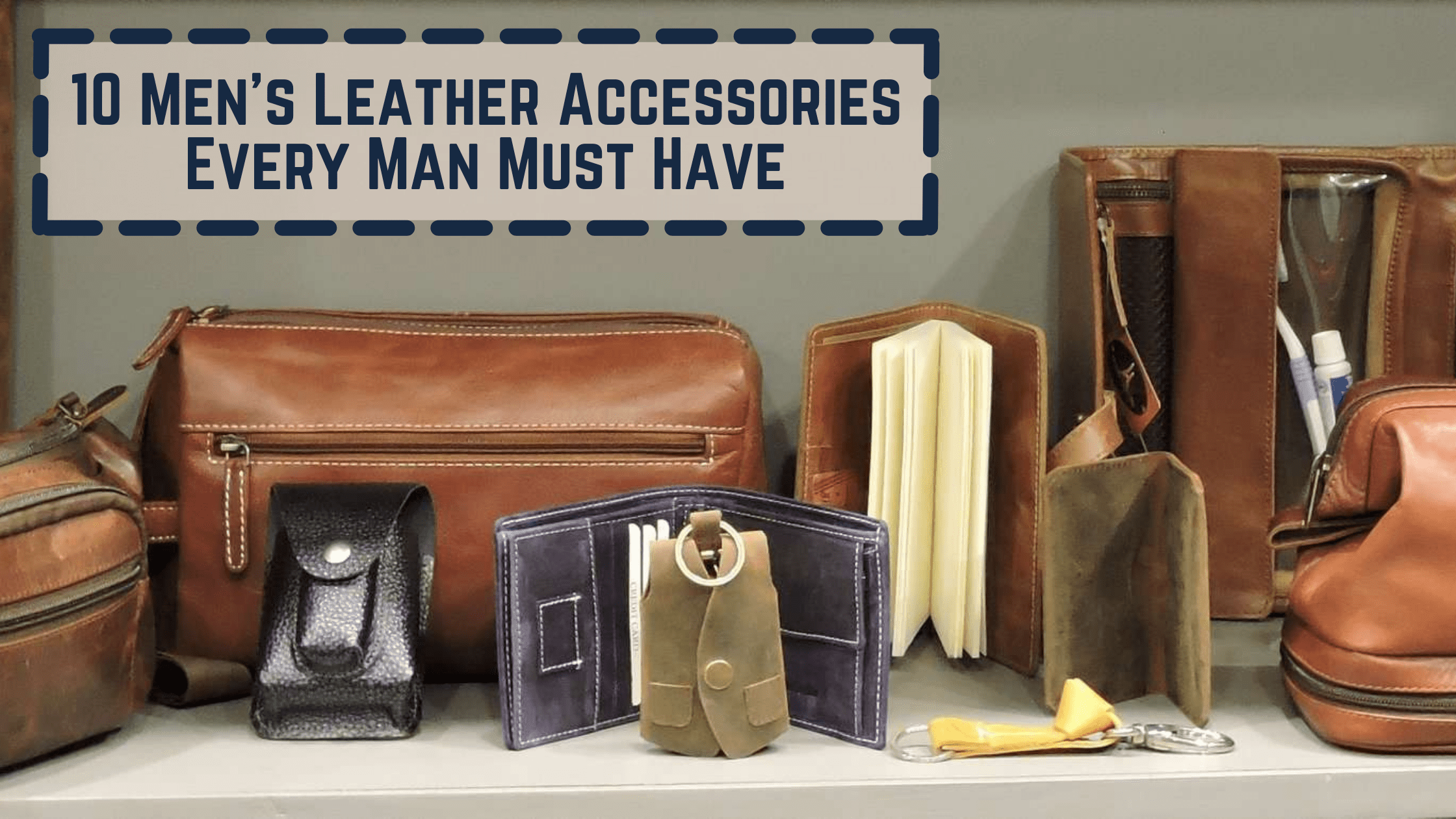 Men's Leather Accessories